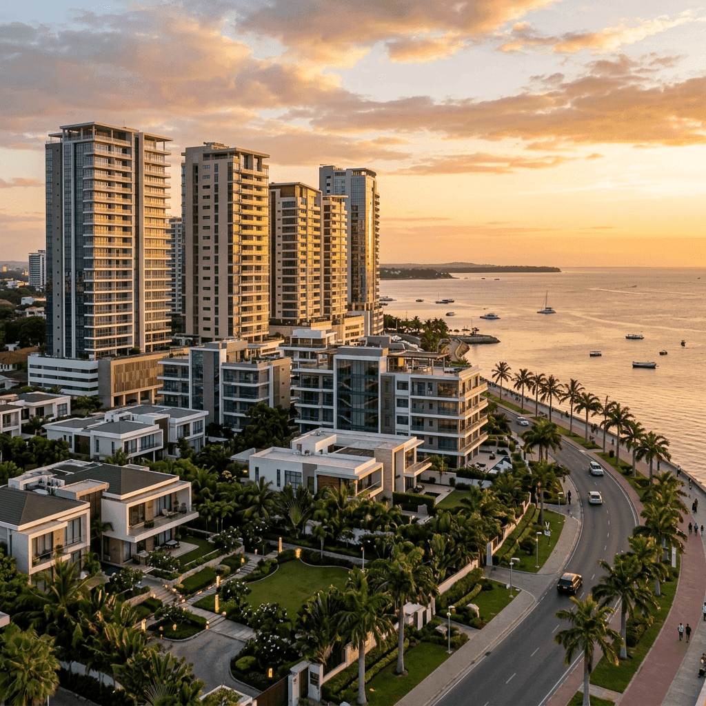 Tanzania Skyline Backdrop